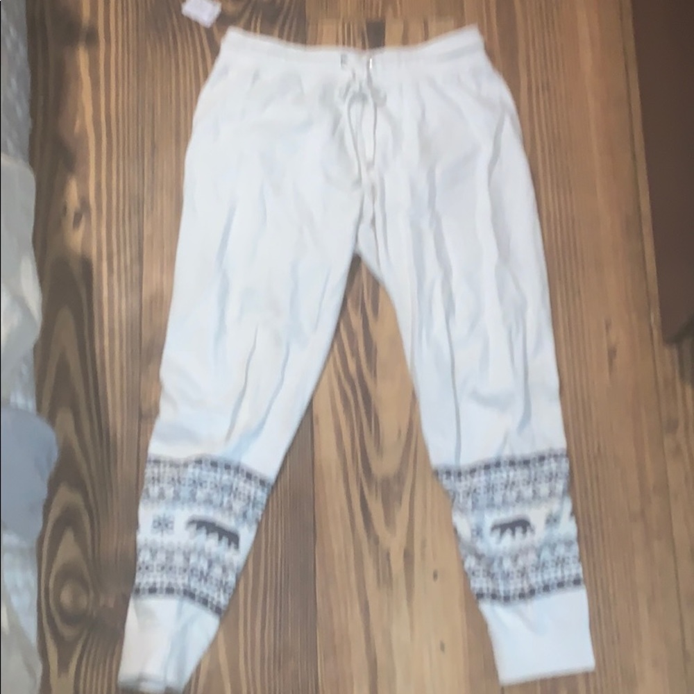 Cream Sweatpants